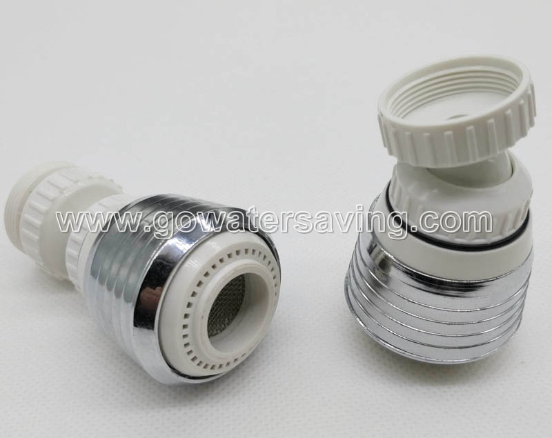 2 function swivelling kitchen aerator